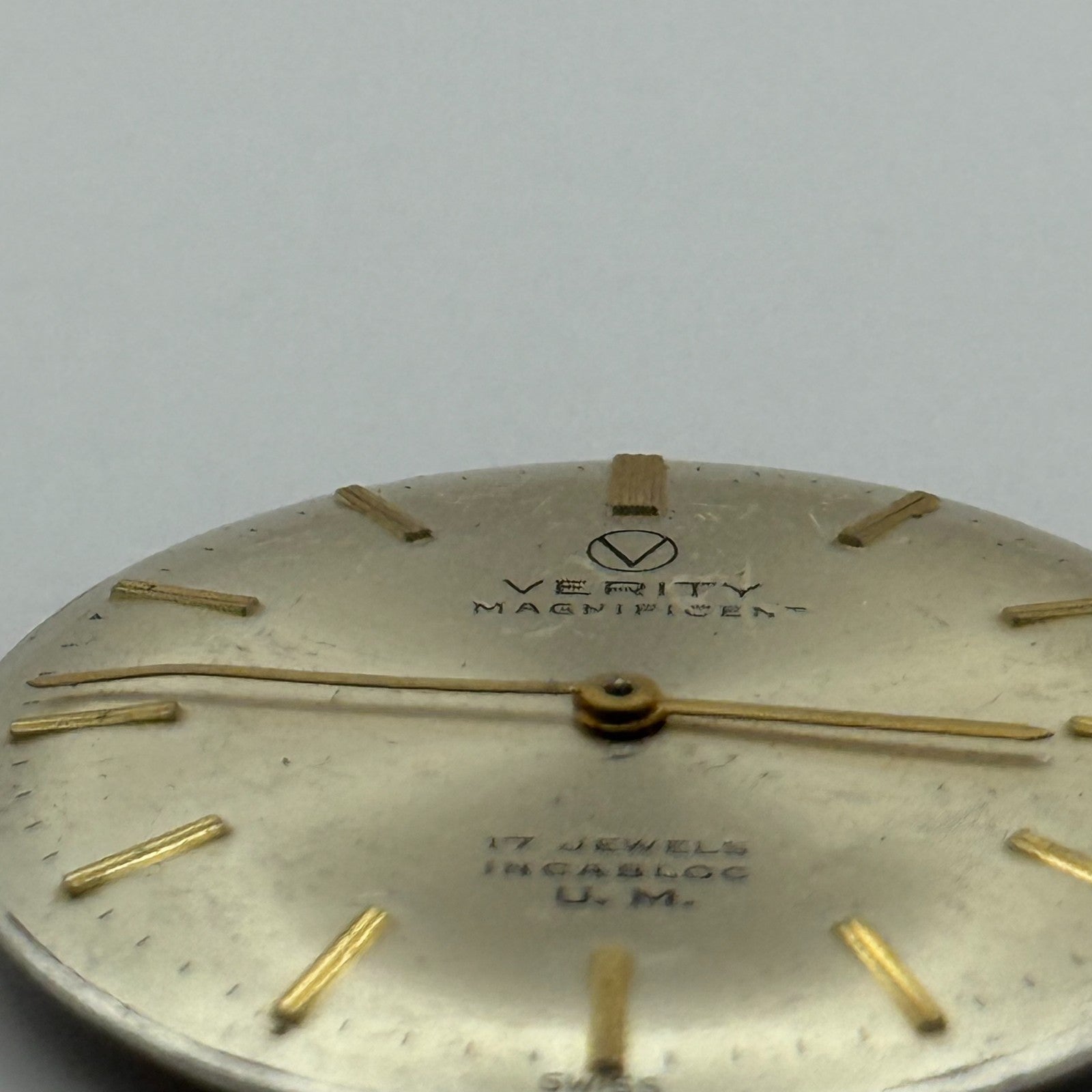 FHF 72 Watch Movement Verity Magnificent Manual Wind Vintage Parts Repair 25.9mm