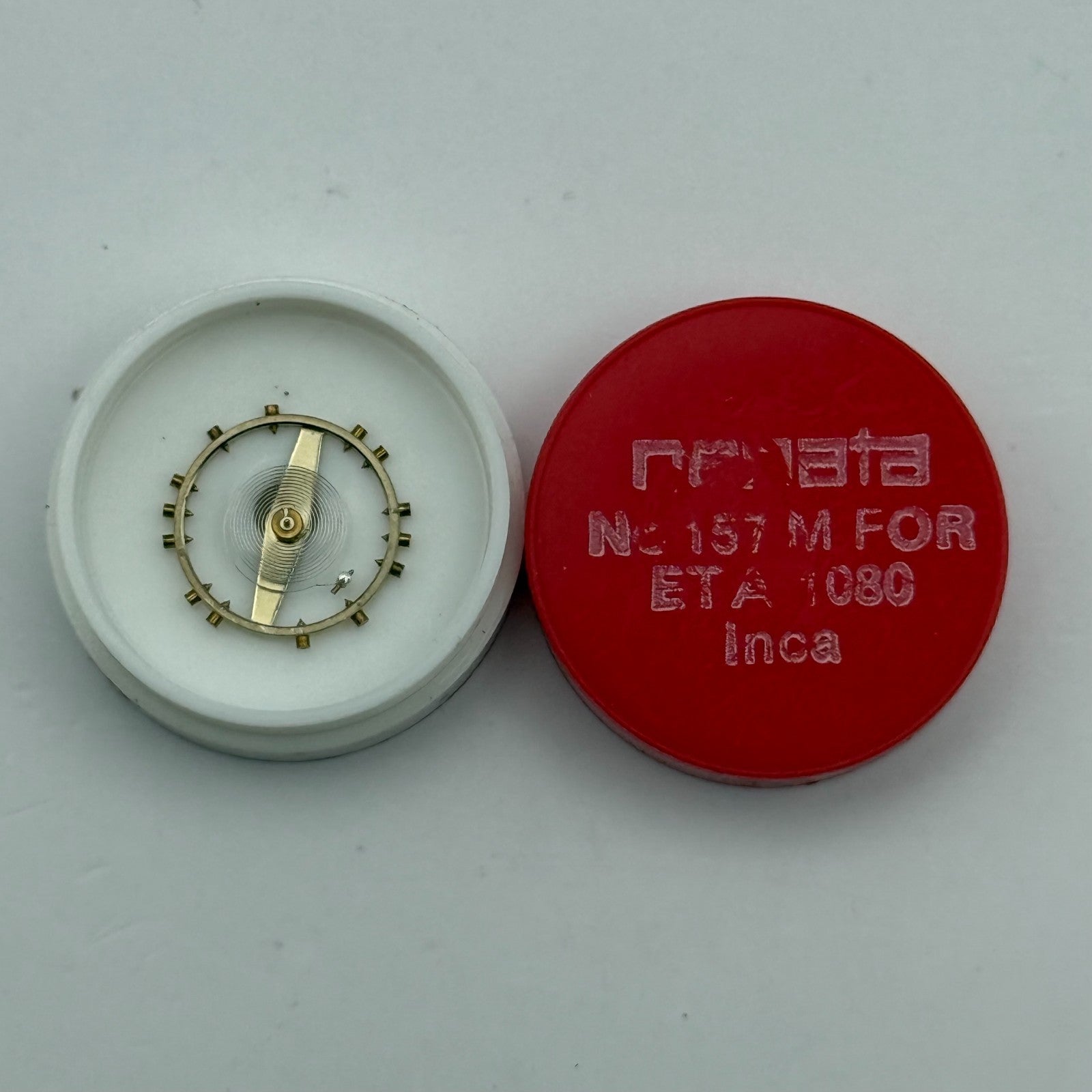 ETA 1080 Balance Wheel Complete And Spring Inca 157 M Watch Movement Parts NOS