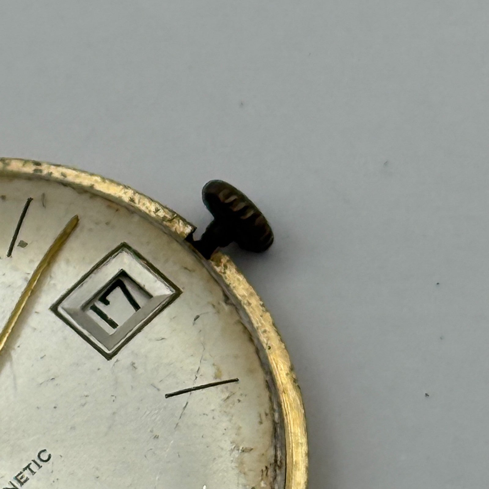 AS 1691/93 Watch Movement Accurist Manual Wind Vintage Swiss Parts Repair 30.3mm