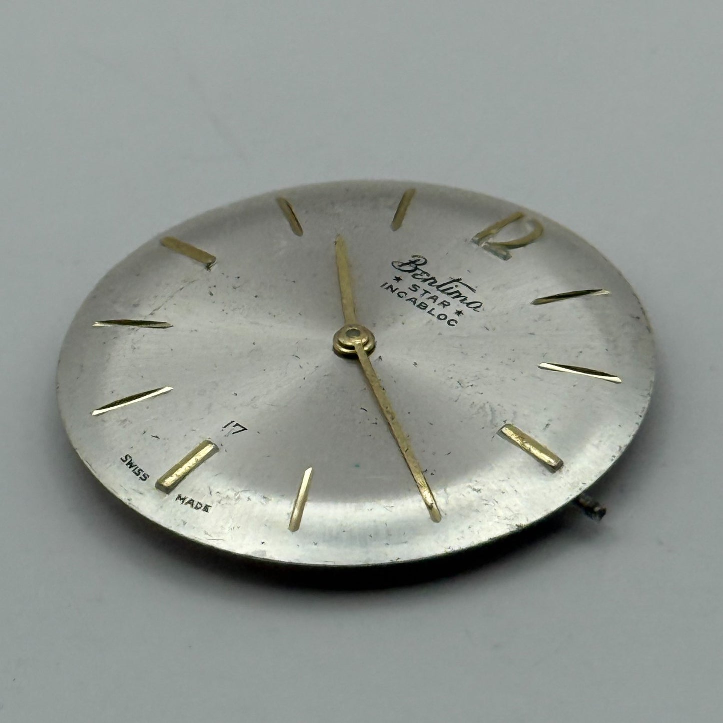 AS 1525 1526 Watch Movement Bentima Manual Wind Vintage Parts Repair 23.6mm