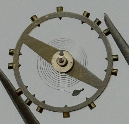 AS 1194 Balance Wheel Complete And Spring 11 1/2'''41 M Watch Movement Parts NOS