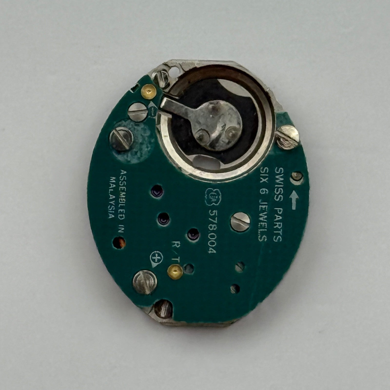 ETA 578.004 Quartz Watch Movement Incomplete Swiss Ladies Vintage Parts Repair