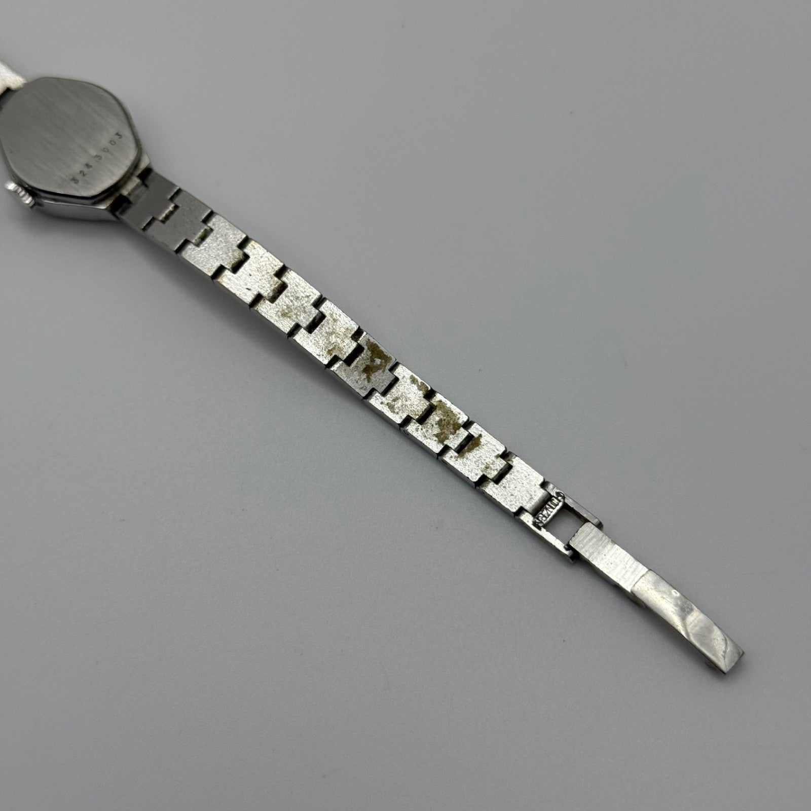 19mm Running Vintage Ladies Rotary Swiss Silver Tone Manual Wind Watch PARTS