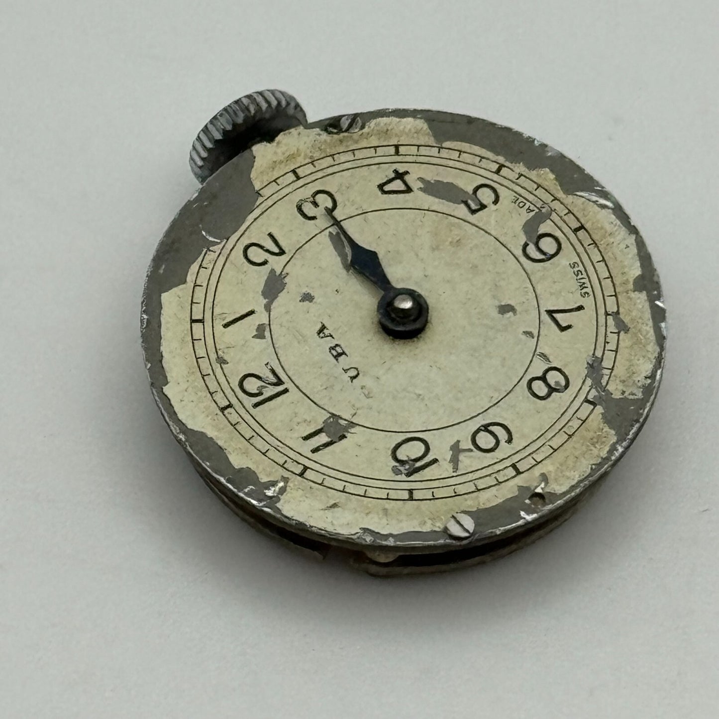 23.6mm Men's Uba Marvel Importing Corporation Manual Wind Watch Movement PARTS