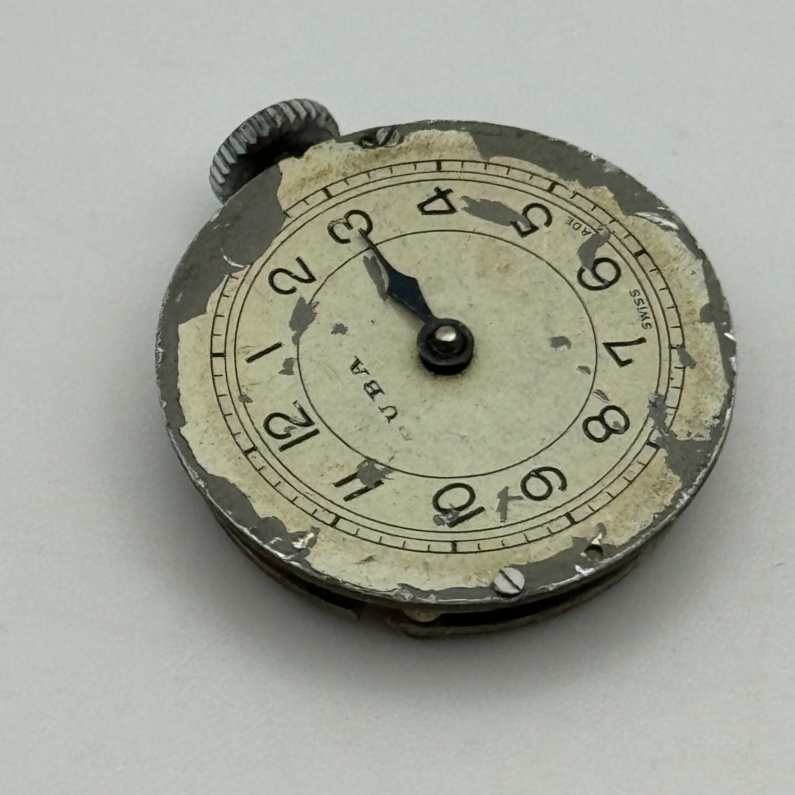 23.6mm Men's Uba Marvel Importing Corporation Manual Wind Watch Movement PARTS