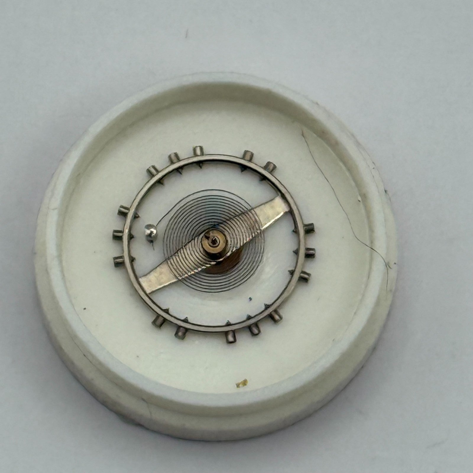 Felsa 4000 Balance Wheel Complete And Spring Inca 965 M Watch Movement Parts NOS