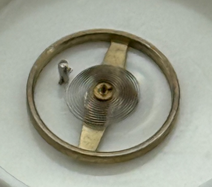 FHF 60 Balance Wheel Complete And Spring 6 3/4-8''' 200 M Watch Movement Parts