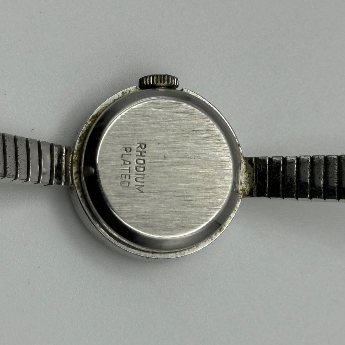 19mm Vintage Aristo Incabloc Rhodium Plated Ladies Manual Wind Watch PARTS