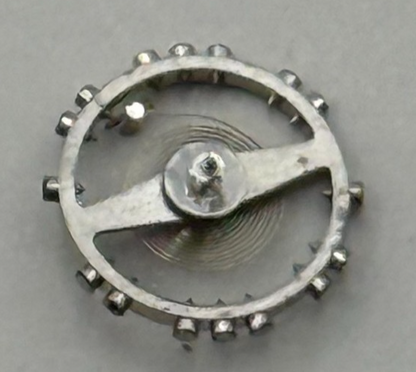 AS 976 1012 Balance Wheel Complete And Spring  29 M Watch Movement Parts NOS 