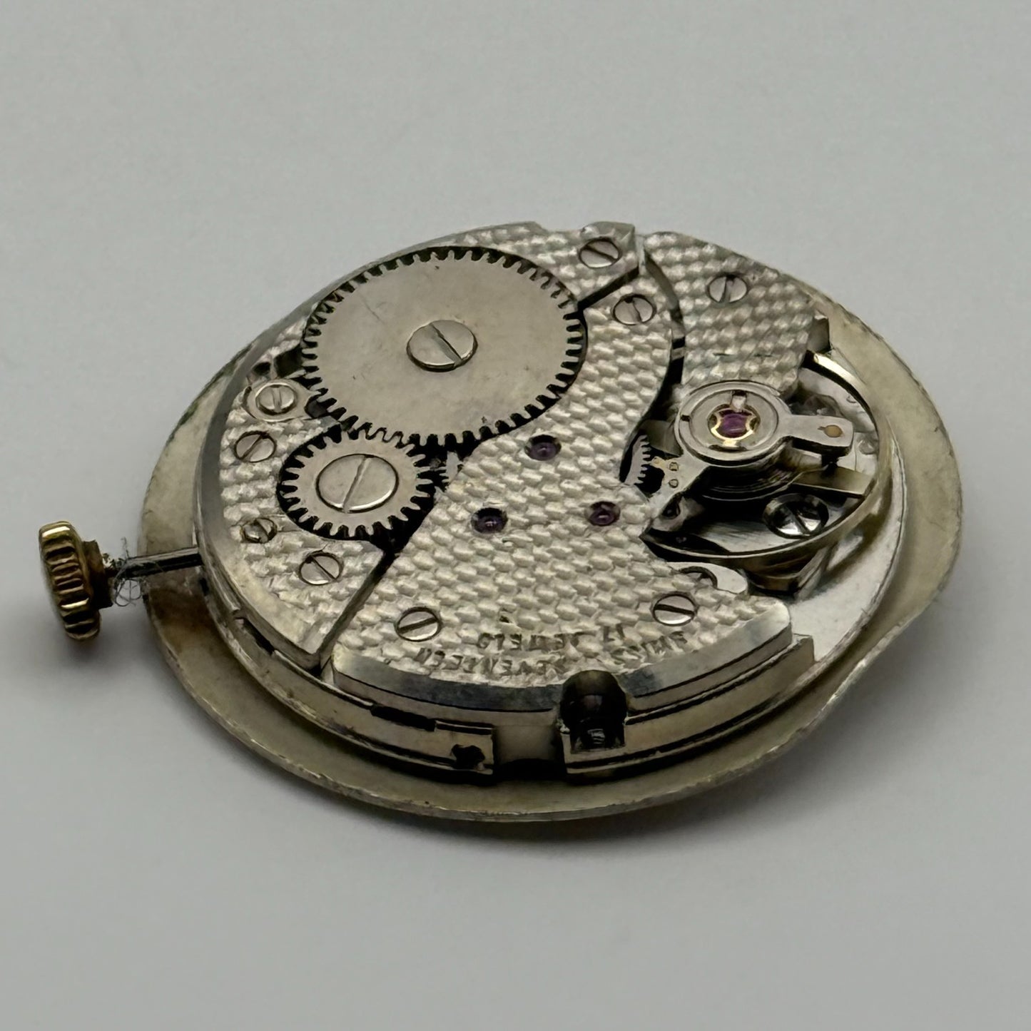 FHF ST 96 Watch Movement Astral Manual Wind Vintage Swiss Parts Repair 25.6mm