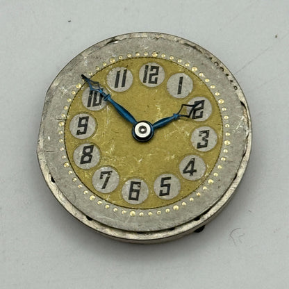 23.6mm Cyma Ref 030 Manual Wind Watch Movement Swiss Vintage PARTS SPARES