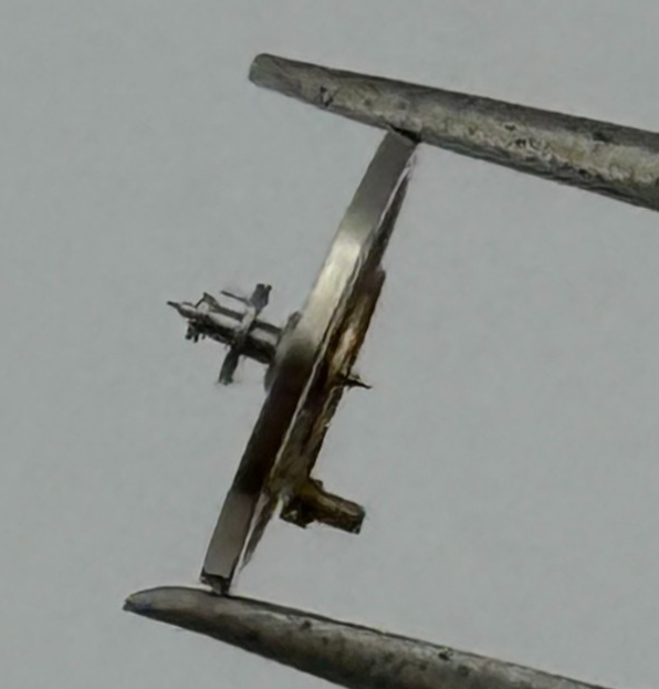 Brac 2051 Balance Wheel Complete And Spring  5¼’’’ 69 M Watch Movement Parts NOS