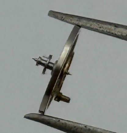 Brac 2051 Balance Wheel Complete And Spring  5¼’’’ 69 M Watch Movement Parts NOS