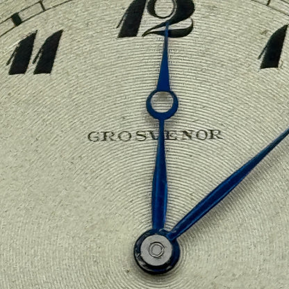 41.5mm Antique Grosvenor Open Face Sub Seconds Swiss Pocket Watch Movement PARTS