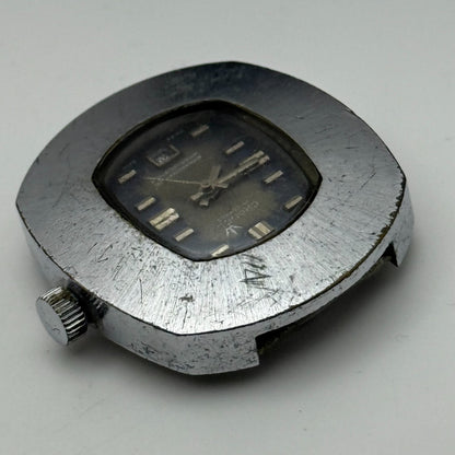 36mm Men’s Vintage Cronel Shock Protected Date Dial Swiss Watch PARTS REPAIR