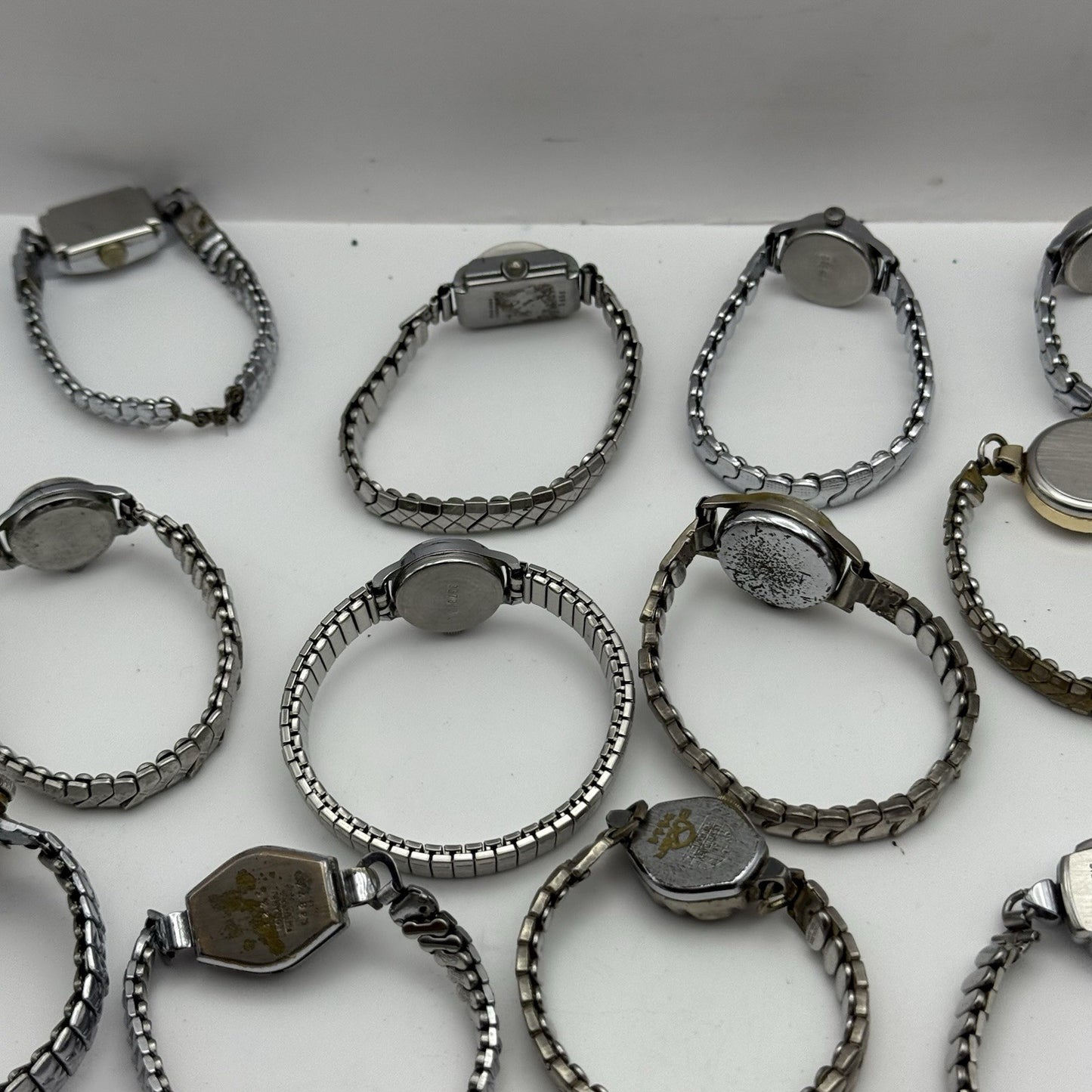 Bundle Of Ladies Vintage Manual Wind Wristwatches Joblot PARTS REPAIR SPARES