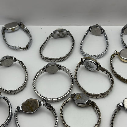 Bundle Of Ladies Vintage Manual Wind Wristwatches Joblot PARTS REPAIR SPARES