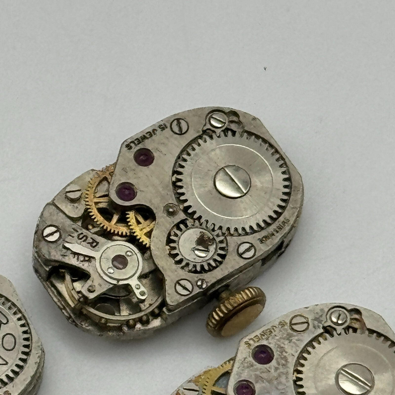 12.8mm 4 x FHF 75 Ladies Manual Wind 15 Jewels Swiss Watch Movement PARTS SPARES