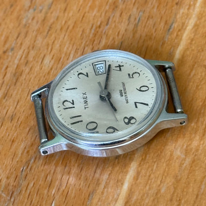25mm Vintage Timex Philippines Date Dial Manual Wind Watch PARTS / REPAIR