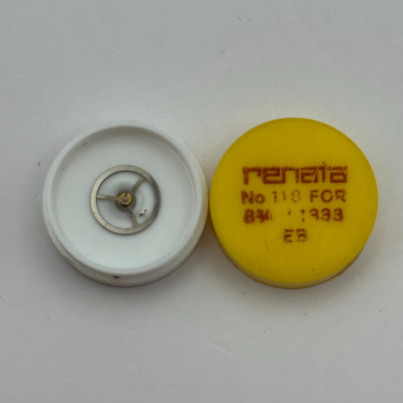 EB 1333 Balance Wheel Complete And Spring  8¾’’’ 118 Watch Movement Parts NOS