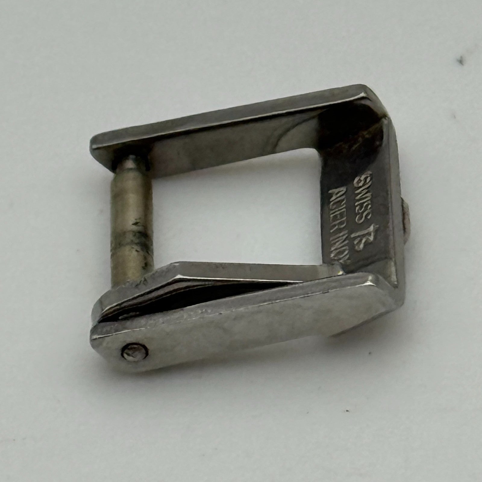 12mm Vintage Omega Watch Buckle Original Stainless Steel Acier Inox Swiss PARTS