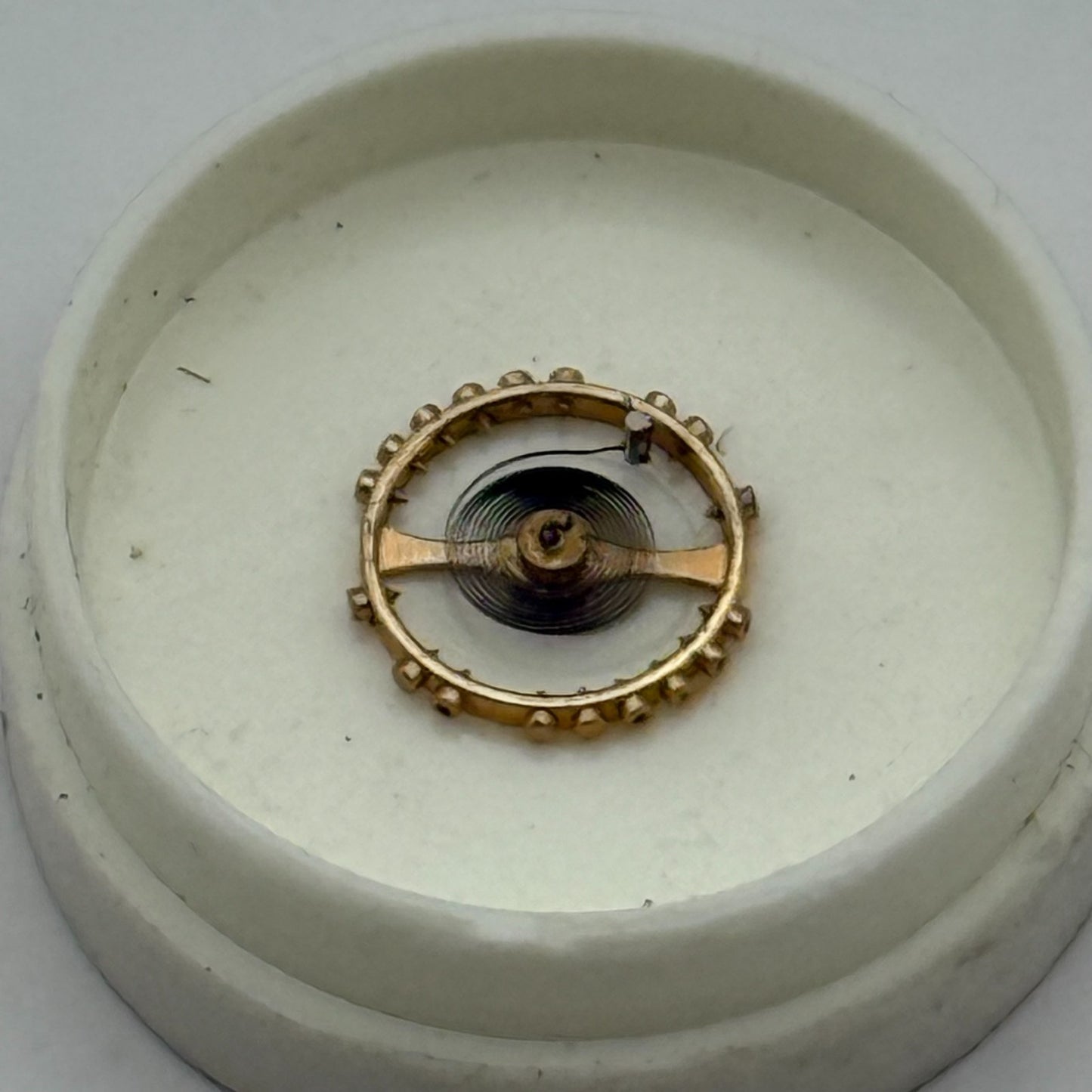 AS 976 1012 Balance Wheel Complete And Spring  29 M Watch Movement Parts NOS