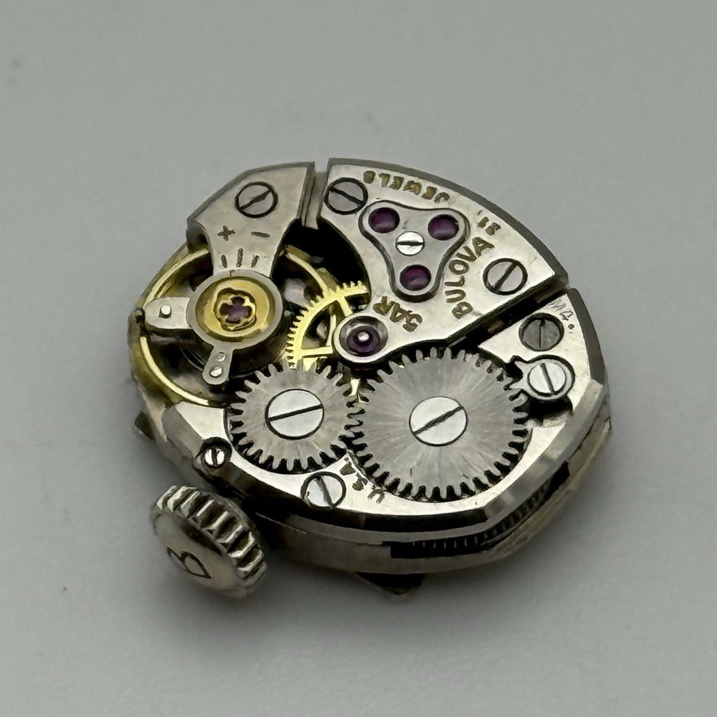 13.1mm Running Vintage Ladies Bulova 5AR Manual Wind Swiss Watch Movement PARTS