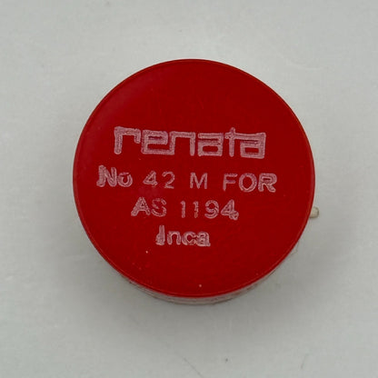 AS 1194 Balance Wheel Complete And Spring Inca Renata 42 M Watch Movement Parts 