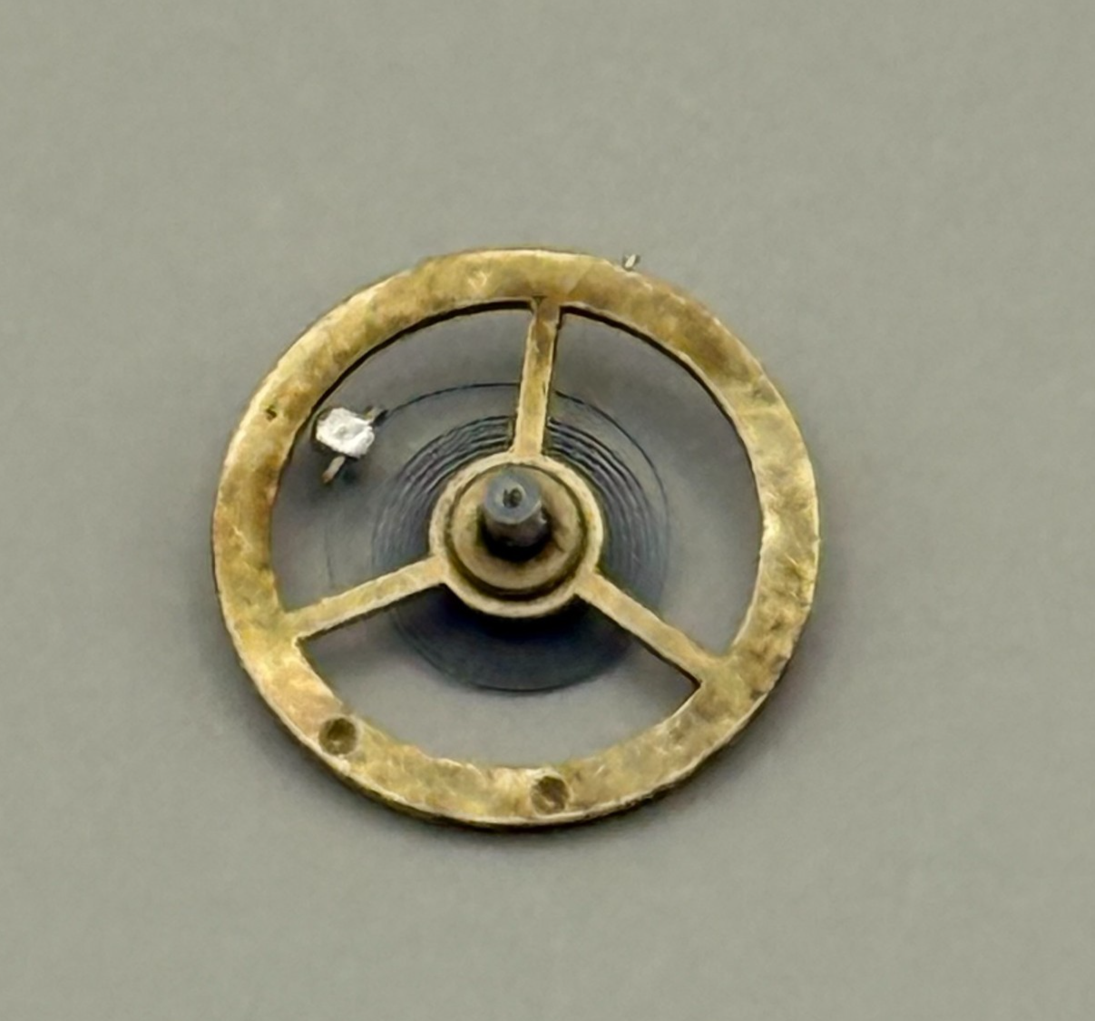 Lanco 5106 Balance Wheel Complete And Spring 5¼’’’ Watch Movement Parts NOS