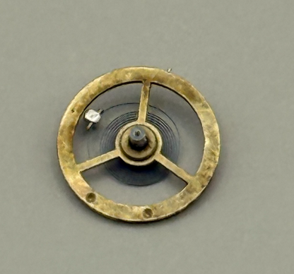 Lanco 5106 Balance Wheel Complete And Spring 5¼’’’ Watch Movement Parts NOS