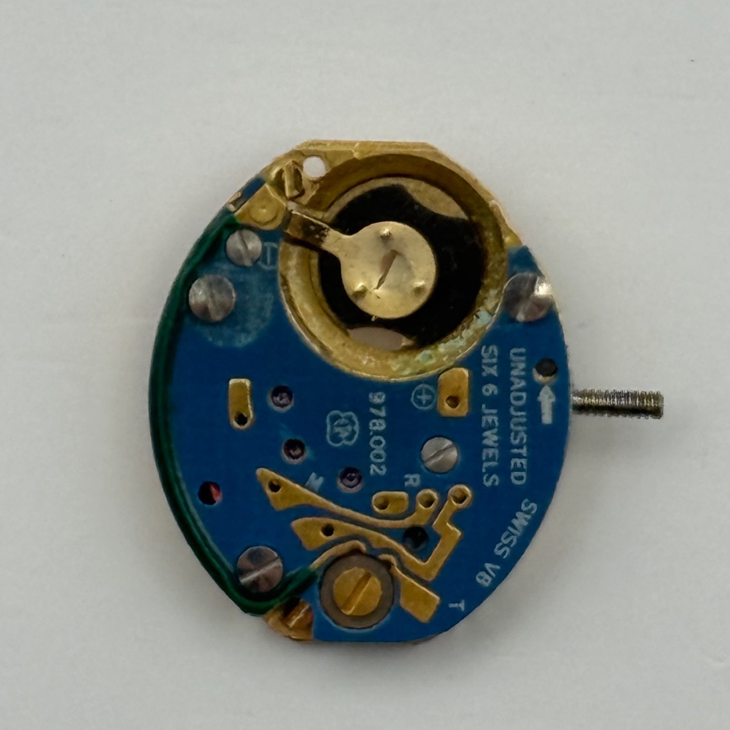 ETA 978.002 Quartz Watch Movement Incomplete Swiss Ladies Vintage Parts Repair