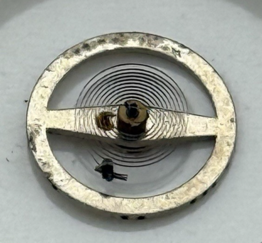 Lorsa 651 652  Balance Wheel Complete And Spring 612 Watch Movement Parts NOS