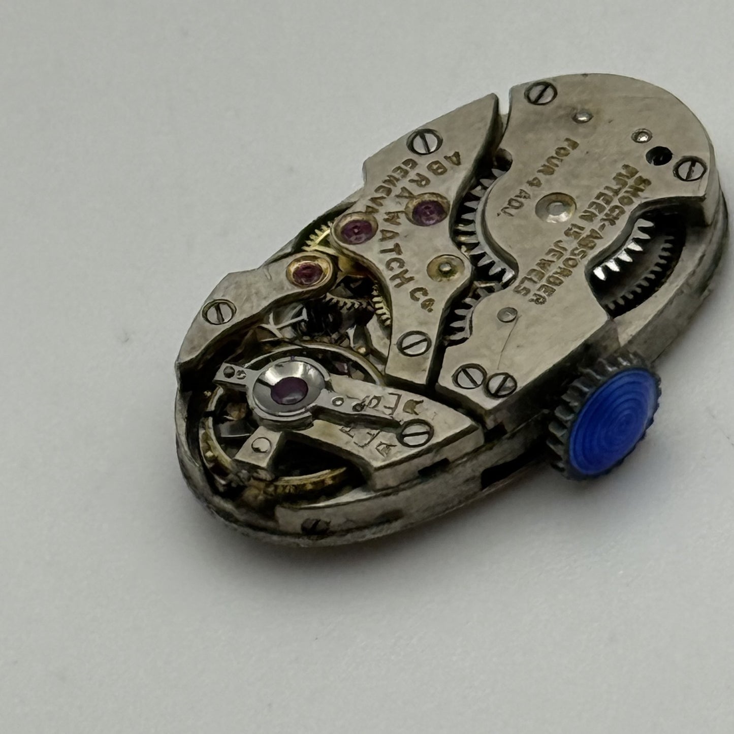 12.9mm Vintage ABRA Art Deco Manual Wind Watch Movement PARTS REPAIR