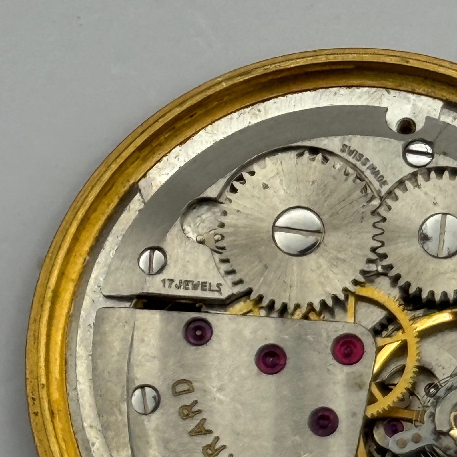 ETA 2391 Watch Movement Garrard Manual Wind Vintage Swiss Parts Repair 29.3mm