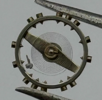 FEF 6600 Balance Wheel Complete And Spring  1181 M Watch Movement Parts NOS