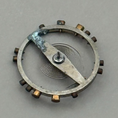 AS 984 Balance Wheel Complete And Spring  10½’’’ 30 M Watch Movement Parts NOS