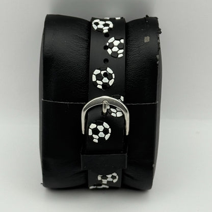 Citron Kids Quartz Watch Soccer Ball Print Strap Sporty Working 27mm New Battery