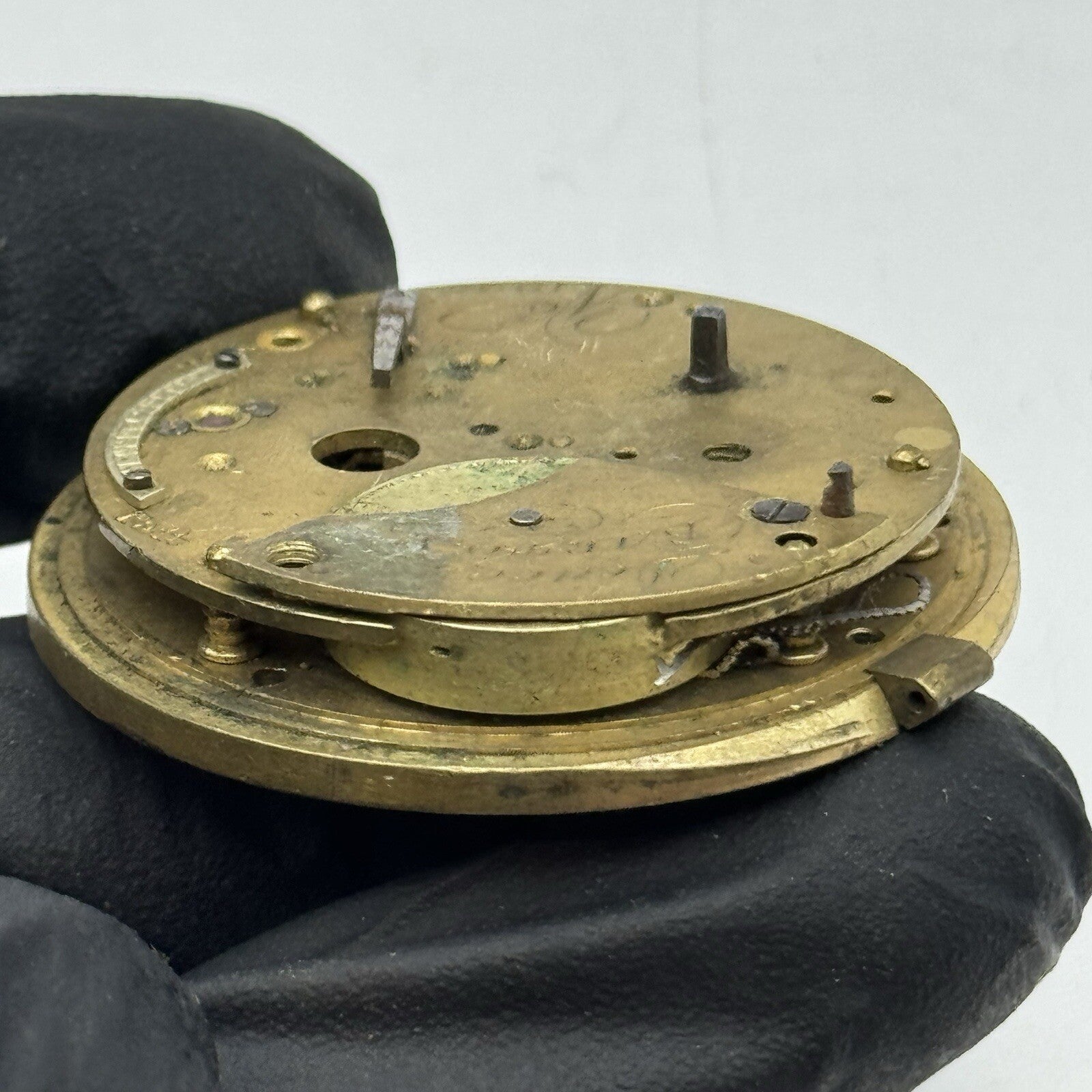 41.2mm Barton & Deacon Chain Present Fusee Pocket Watch Movement FOR PARTS