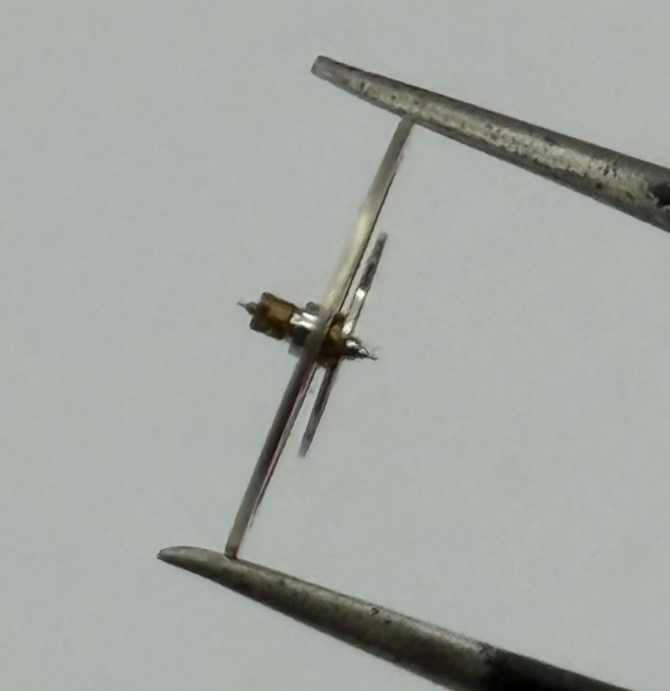 EB 8800 Balance Wheel Complete And Spring 12’’’ 1309 Watch Movement Parts NOS