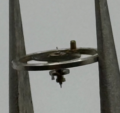 Brac 2051 Balance Wheel Complete And Spring  5½’’’ 69 M Watch Movement Parts NOS