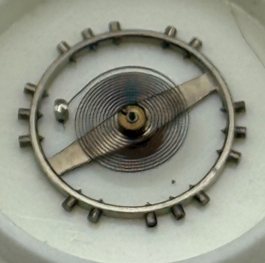 Felsa 4000 Balance Wheel Complete And Spring Inca 965 M Watch Movement Parts NOS