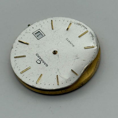 ETA 555.115 Quartz Watch Movement Garrard Date Vintage Swiss Parts Repair 31.5mm