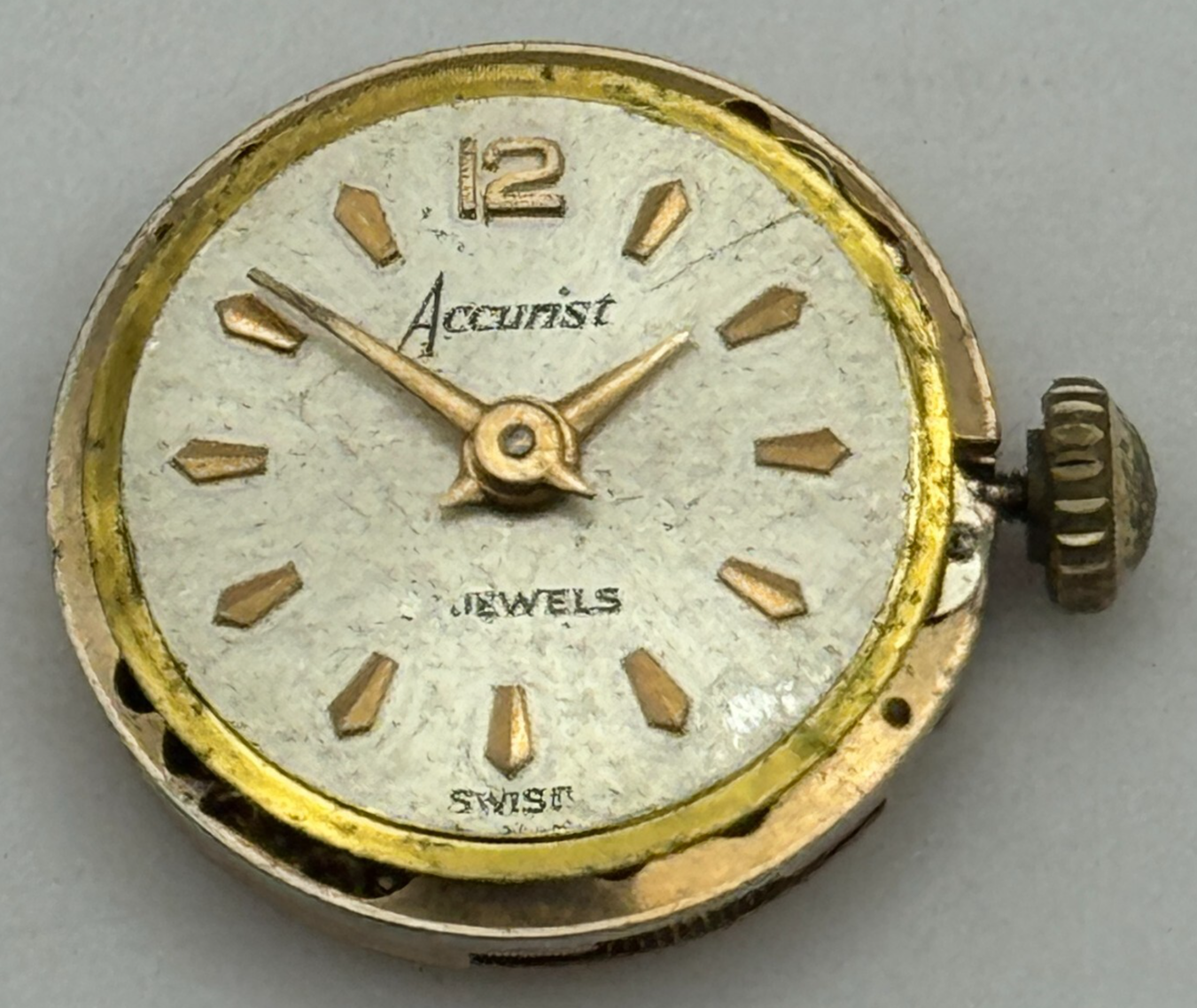 15.5mm ETA 2412 Accurist Manual Wind Ladies Watch Movement Swiss Vintage PARTS