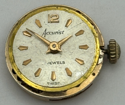15.5mm ETA 2412 Accurist Manual Wind Ladies Watch Movement Swiss Vintage PARTS