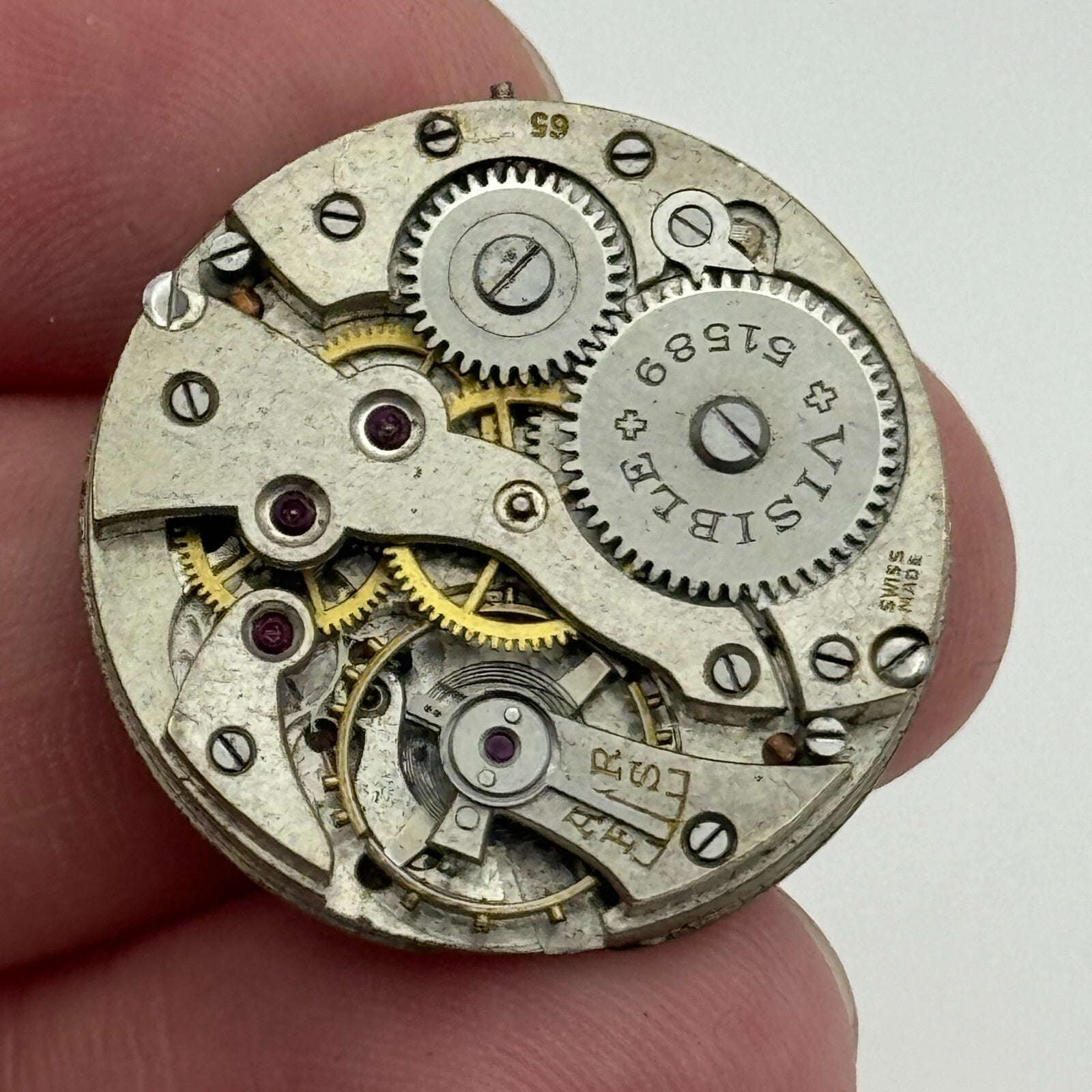 27mm Visible FHF Patent 51589 Sub Seconds Watch Movement Manual Wind Swiss PARTS
