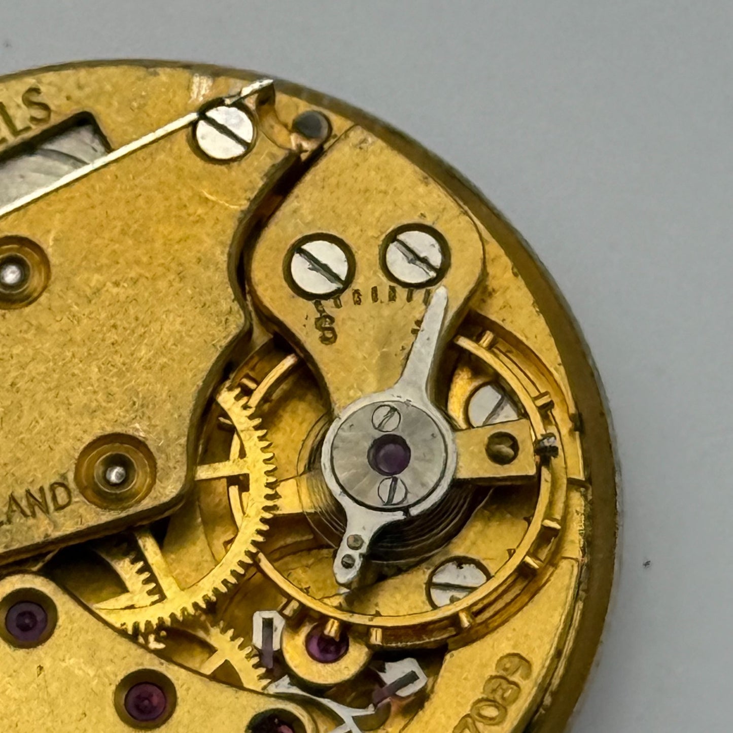 Smiths De Luxe C277089 Watch Movement Manual Wind Vintage Parts Repair 26.6mm