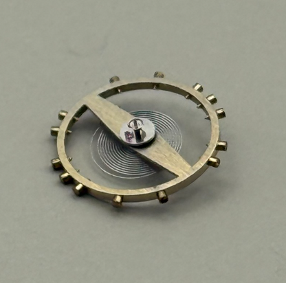 FHF 23 Balance Wheel Complete And Spring Inca 345 M Watch Movement Parts NOS