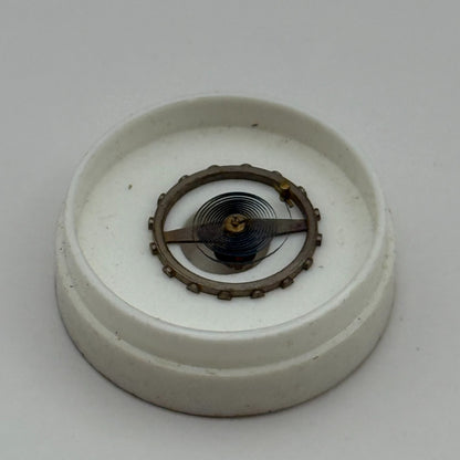 Ebosa 23 Balance Wheel Complete And Spring e 11½’’’ 125 Watch Movement Parts NOS