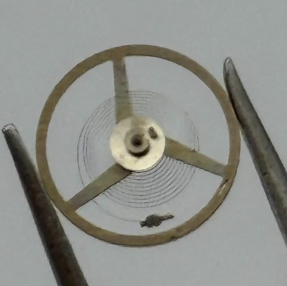 ST 69 Balance Wheel Complete And Spring 6 3/4-8''' 1155 Watch Movement Parts NOS
