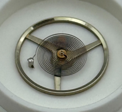 Felsa 4450? Balance Wheel Complete And Spring   1713 M Watch Movement Parts NOS